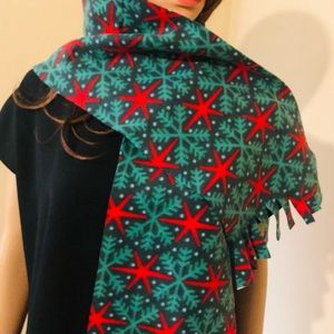 Christmas Fleece Scarf Ready to Ship
